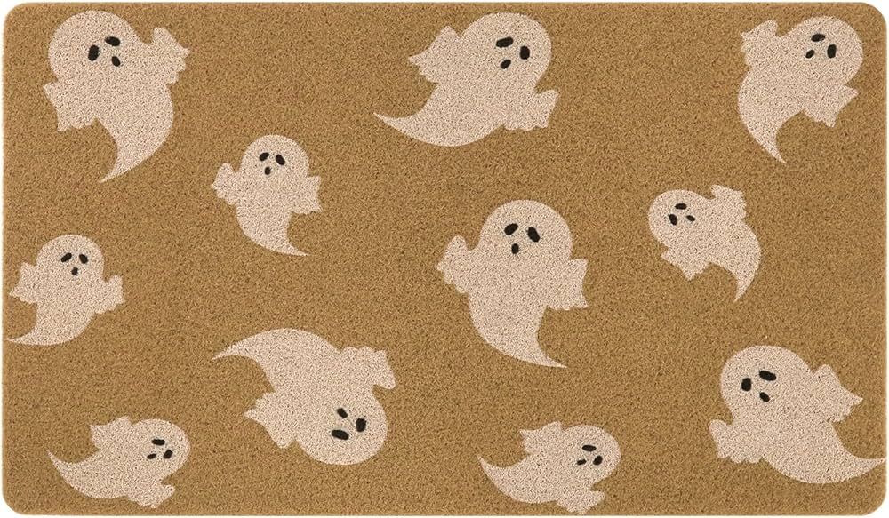 Lahome Halloween Decorative Door Mat, Outdoor Indoor Ghost Doormats, Durable Fall Cute Boo Coir D... | Amazon (US)