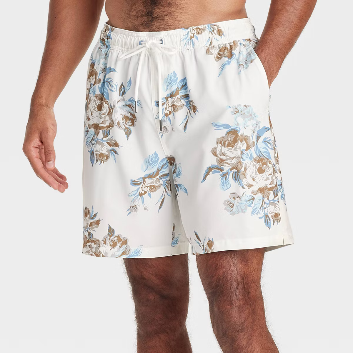 Men's 7" Swim Shorts with Boxer Brief Liner - Goodfellow & Co™ | Target
