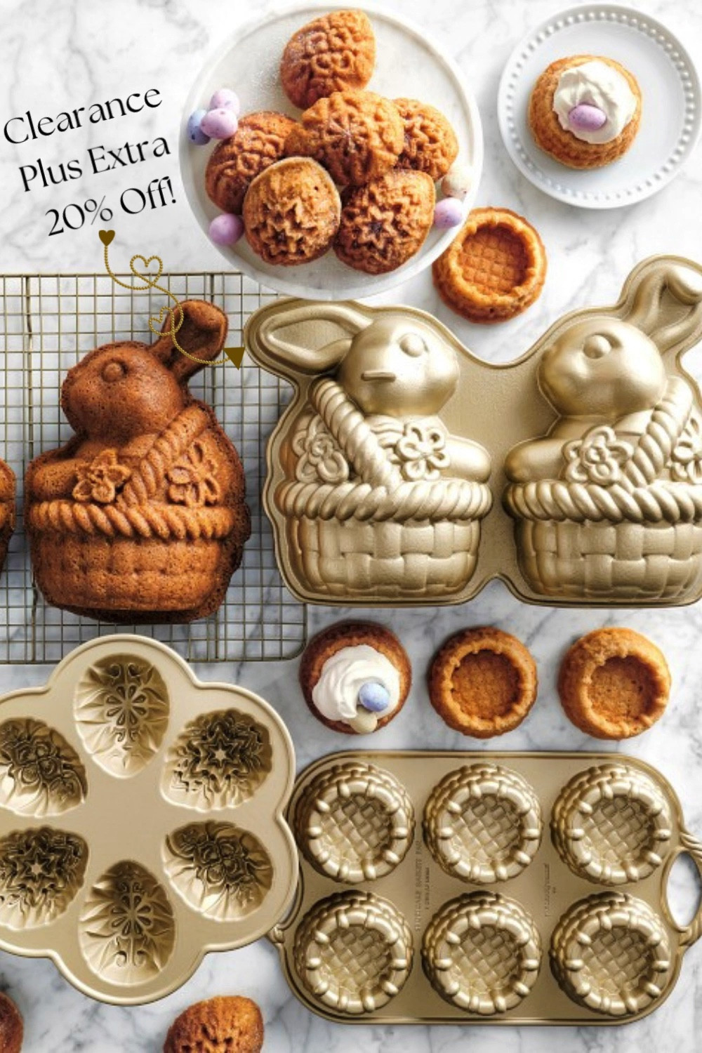 ✨Sale✨ These charming Nordic Ware 3-D cake molds are shaped like a bunny in a basket and crafted of cast aluminum with exclusive nonstick finish. Perfect for Easter gatherings or a fun baking experience for kids to frost and decorate their own bunny cake.


#LTKhome #LTKkids #LTKSeasonal