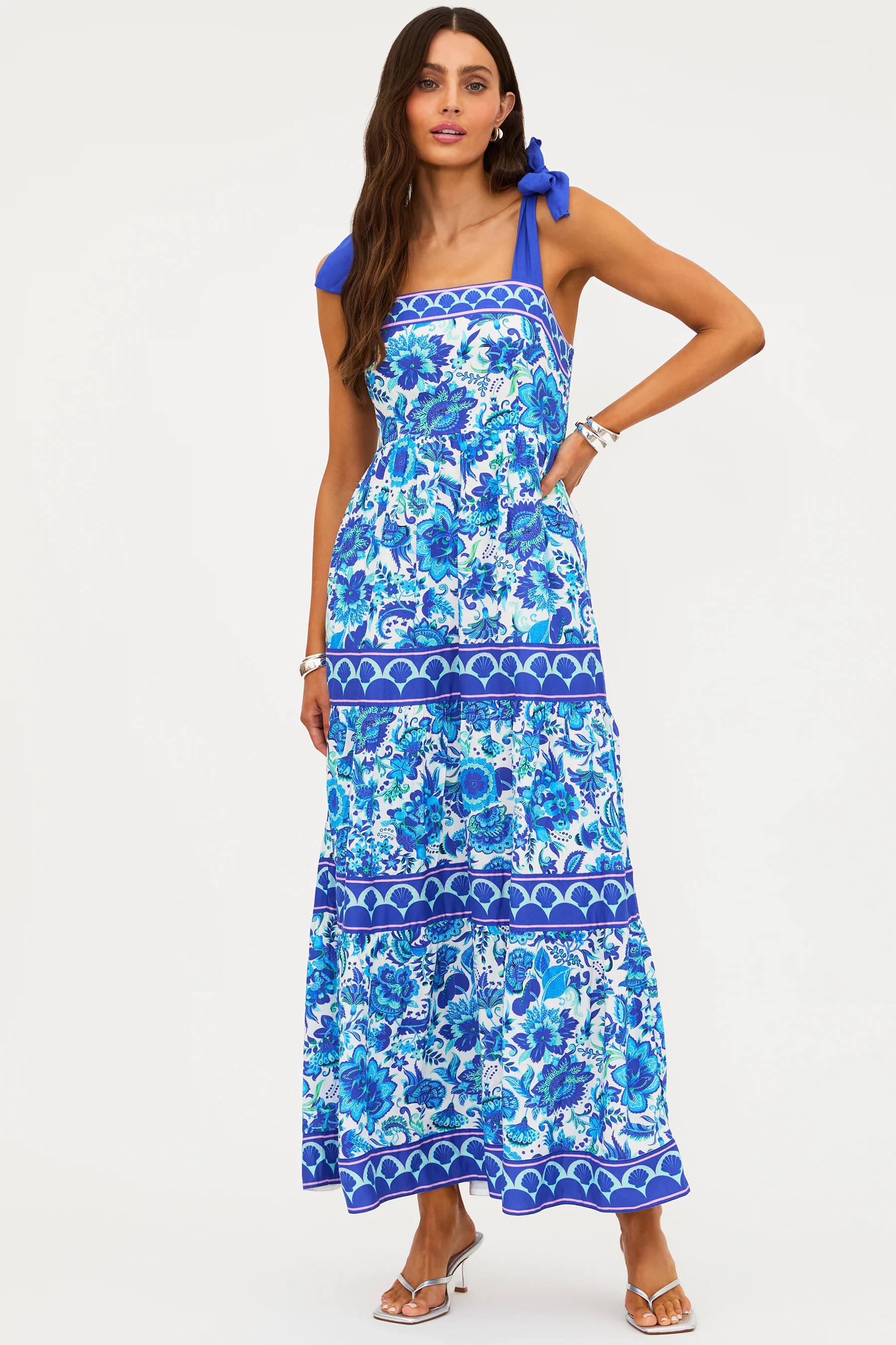 Charlotte Dress Royal Riviera | Floral Maxi Dress | Beach Riot | Beach Riot