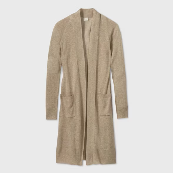 Women's Linen Blend Duster Cardigan - A New Day™ | Target
