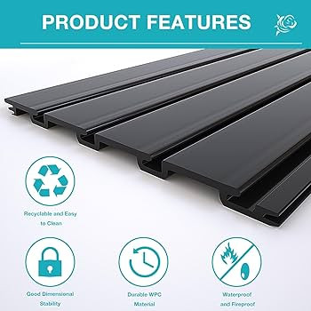NeatiEase Slatwall Panel Wall Storage Systems, 4 x 8ft Slat Wall Paneling Garage Wall Organizer, ... | Amazon (US)
