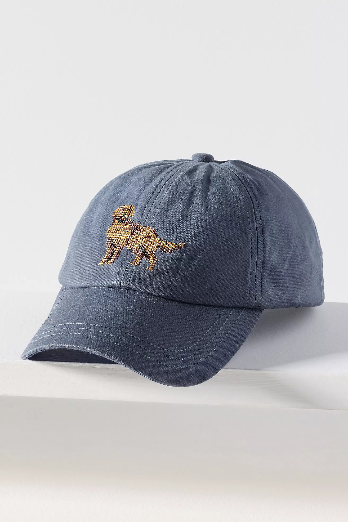 Needlepoint Icon Waxed Canvas Baseball Cap | Anthropologie (US)