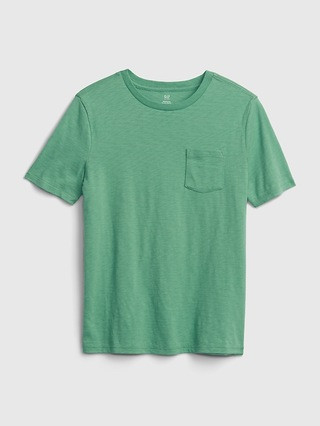 Kids 100% Organic Cotton Pocket T-Shirt | Gap (US)