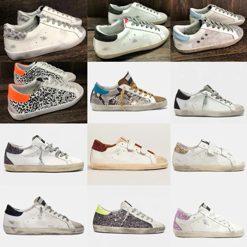 Golden Sneakers Old Women Casual Shoes SuperStar Classic White Do-old Dirty Designer Man Baskets ... | DHGate
