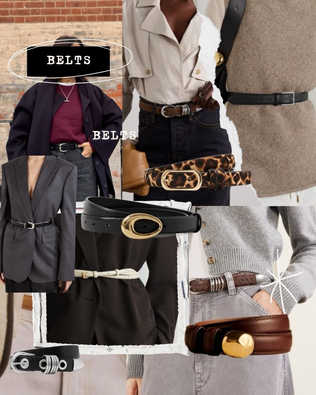 Clean modern belts are a great way to finish off outfits 

#LTKuk