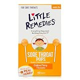 Little Remedies Sore Throat Pops, Made With Real Honey, 10 Count | Amazon (US)