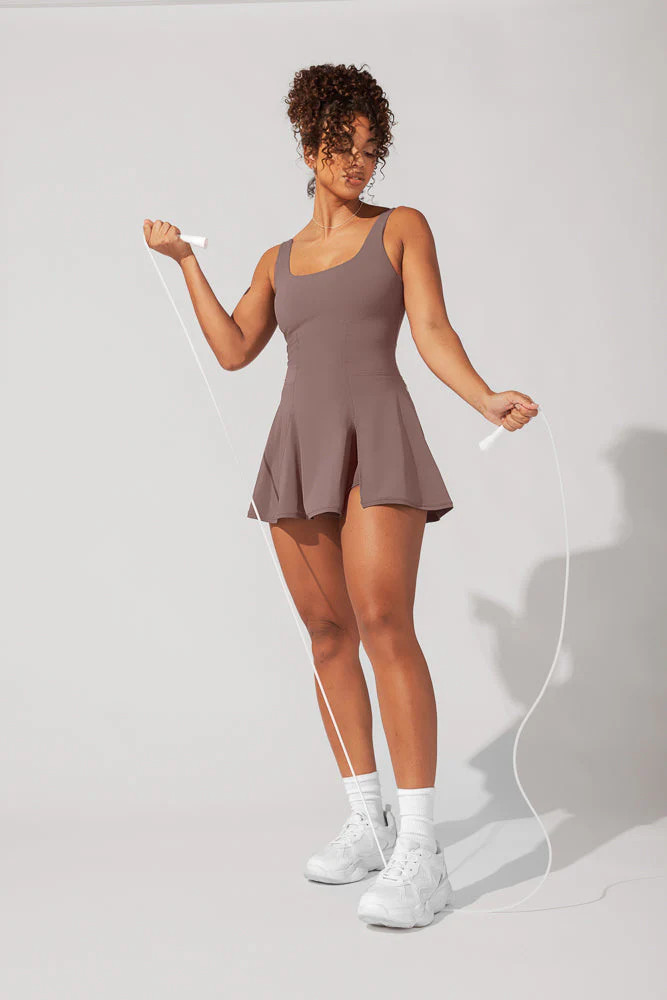 Tie-Breaker Superdress™ - Peppercorn | POPFLEX