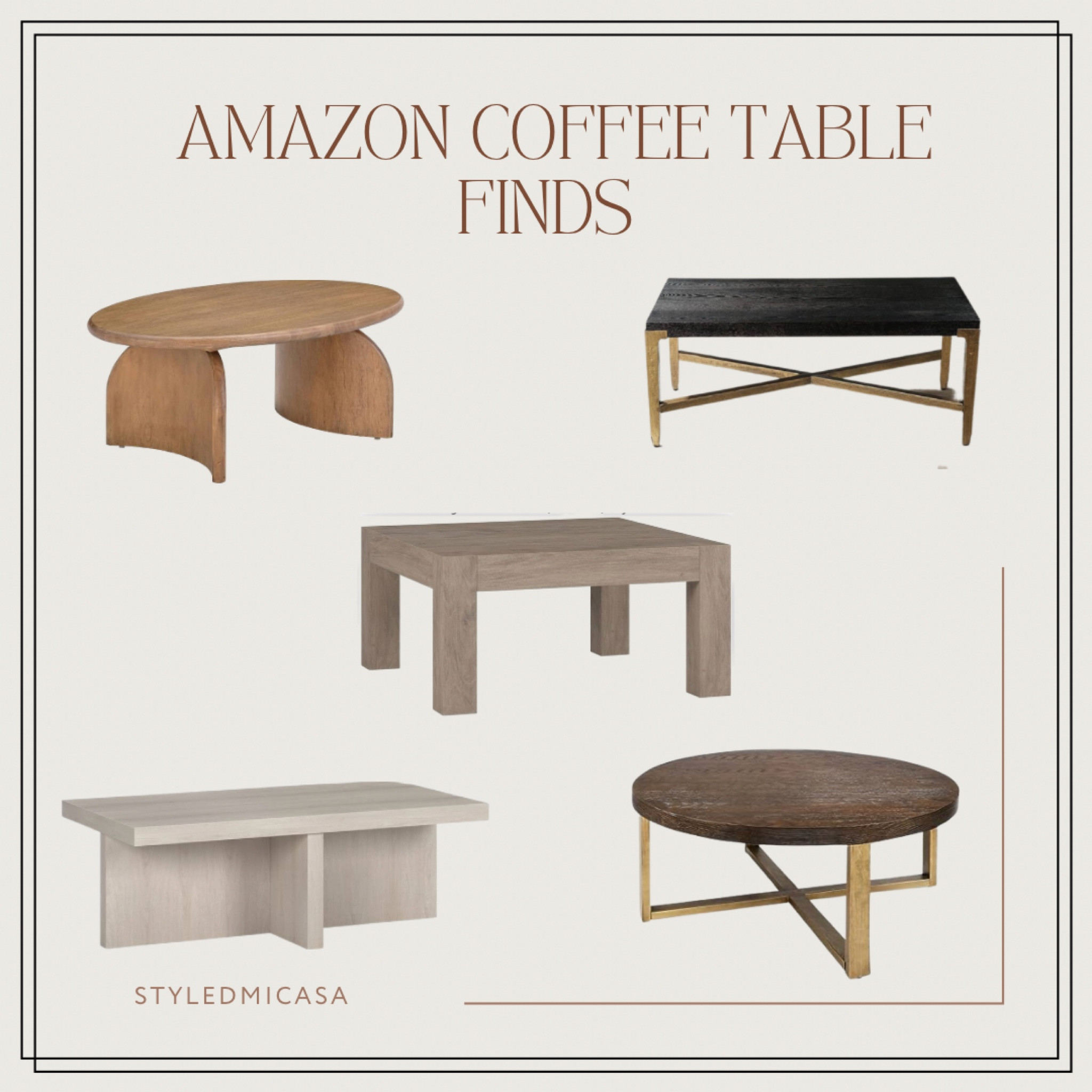 Coffee tables from Amazon

#LTKhome #LTKU