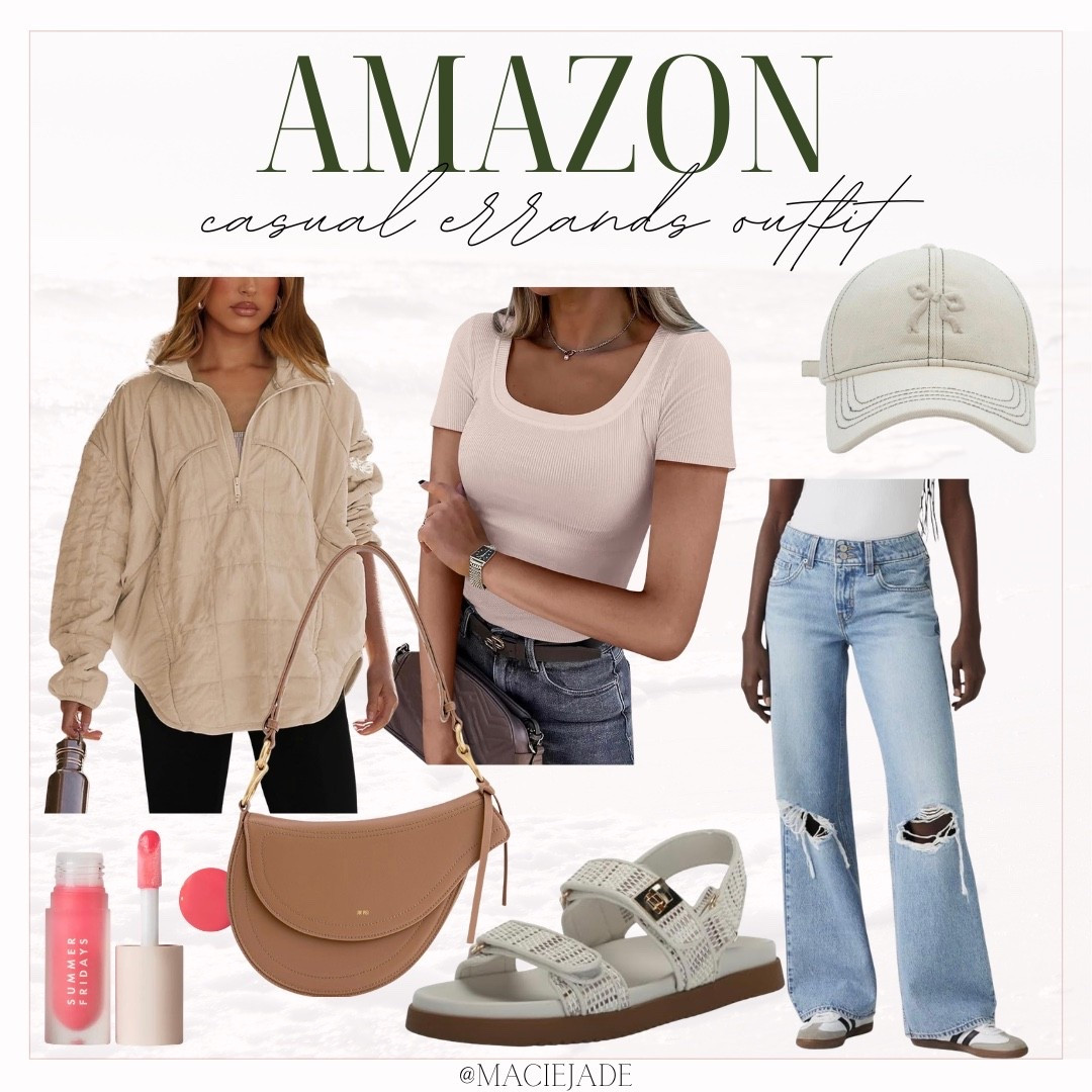 Casual errands outfit at Amazon!✨😍 errands outfit, casual outfit, amazon outfit, outfit for her, errands outfit for her 

#LTKootd #LTKdayinmylife #LTKgrwm