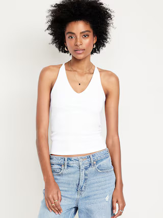 Racerback Crop Tank Top | Old Navy (US)
