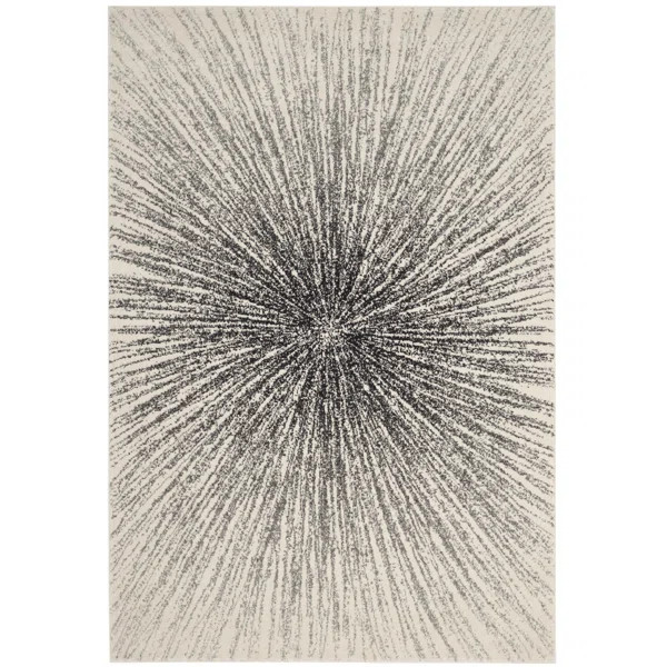 Abstract Black/Ivory Area Rug | Wayfair North America