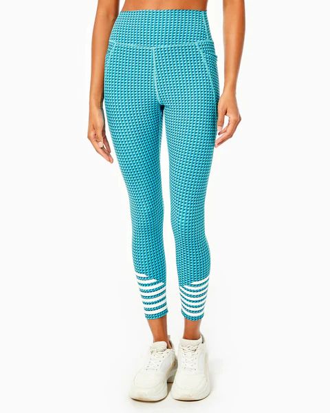 Pattison Legging in Totally Teal Geo | The Avenue