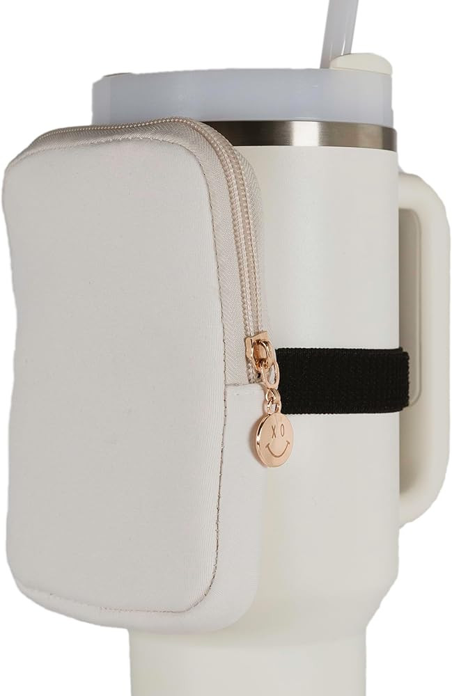 Preppy Stuff Water Bottle Pouch For Yeti Travel Mugs, Stanley Tumblers Quencher Adventure 40oz & ... | Amazon (US)