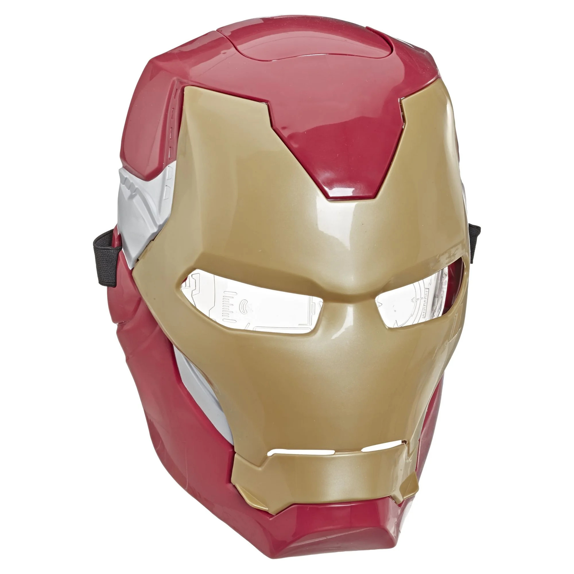 The Avengers Iron Man Multi-color Plastic FX Costume Mask, with Flip Activated Light Effects | Walmart (US)