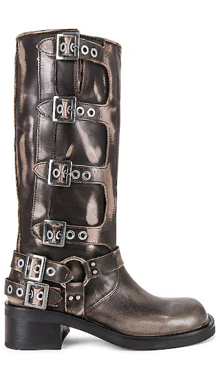 Rocky Boot in Black Distressed | Revolve Clothing (Global)