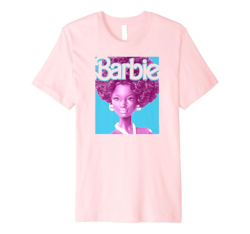 Barbie: Afro Barbie Doll Premium T-Shirt | Amazon (US)