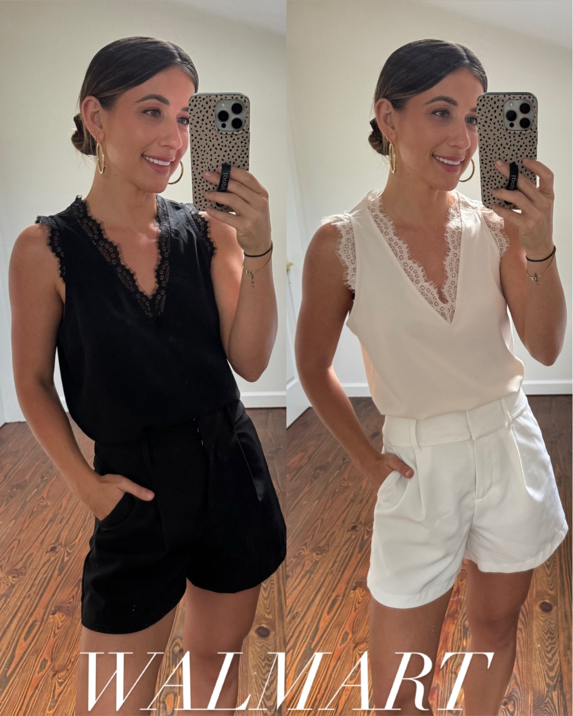 Lace tanks size small
Similar shorts 

@walmartfashion #walmartpartner #walmartfashion 

#LTKFindsUnder50 #LTKSaleAlert #LTKWorkwear