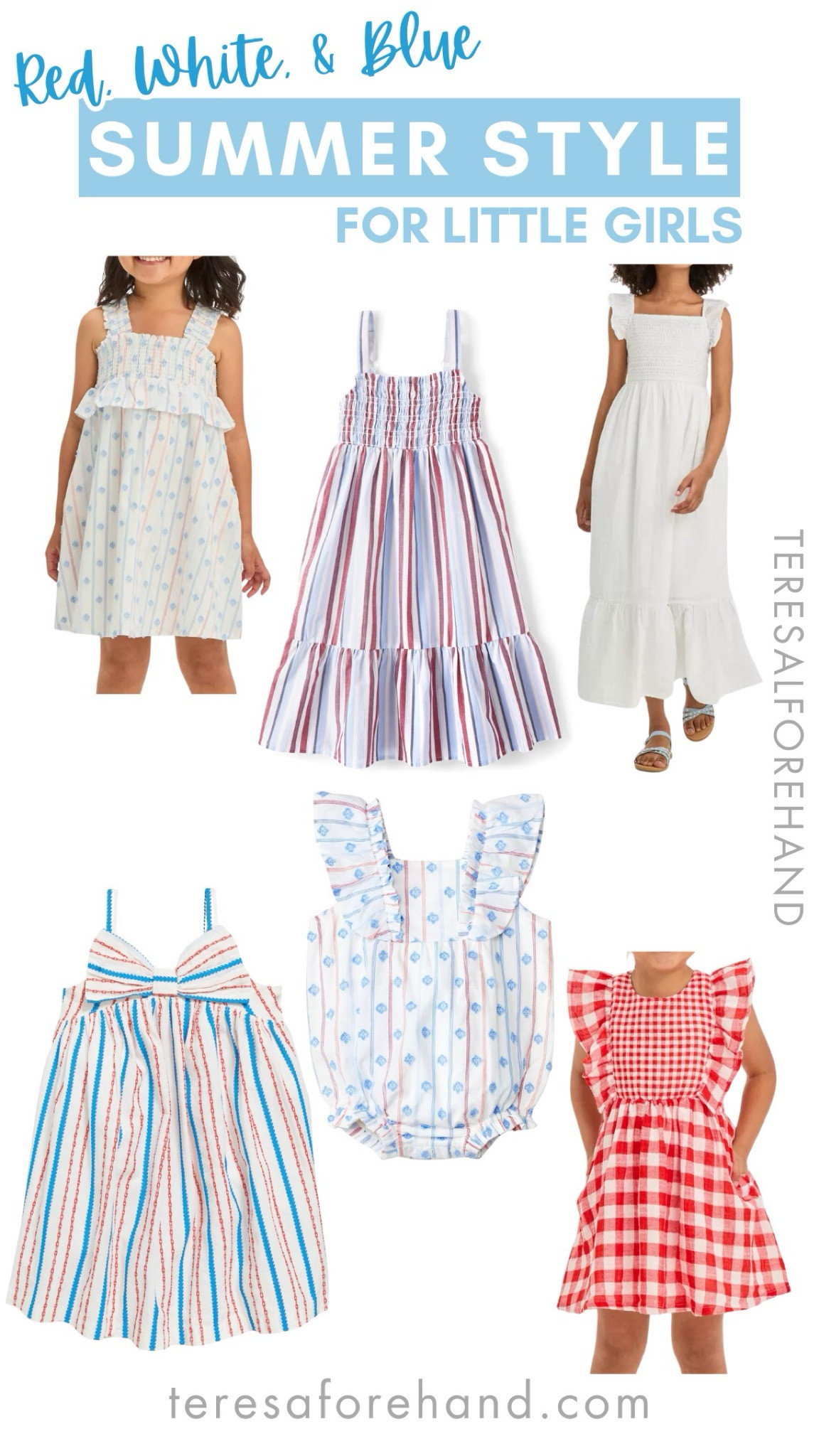 Red white and blue for little girls! 

#LTKFamily #LTKSeasonal #LTKKids