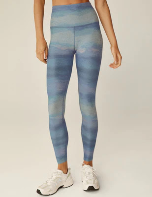 Watercolor Waves SoftMark Envision High Cropped Tank | Beyond Yoga | Beyond Yoga