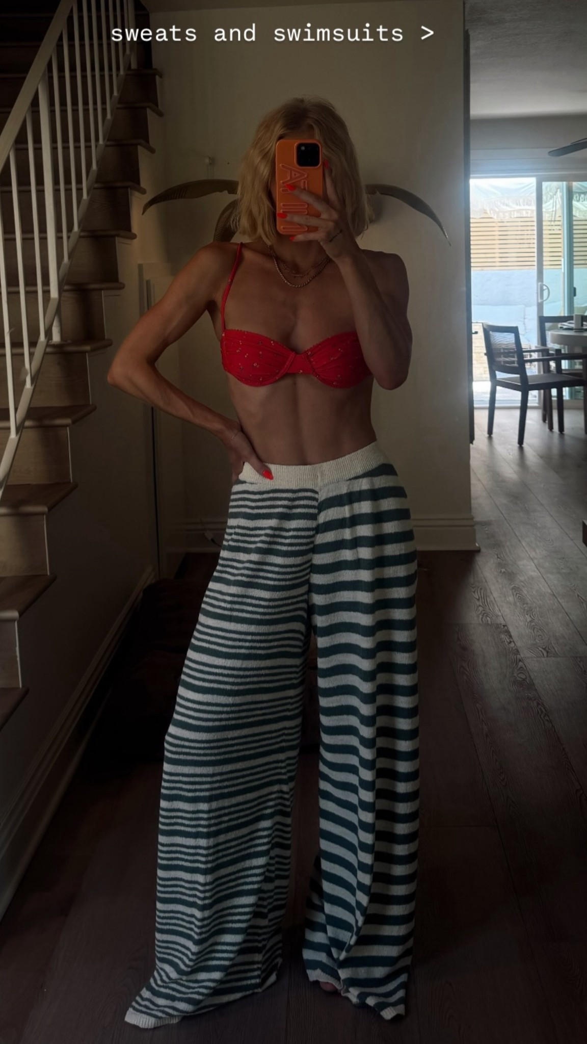 Pants - small 
Swim - small 