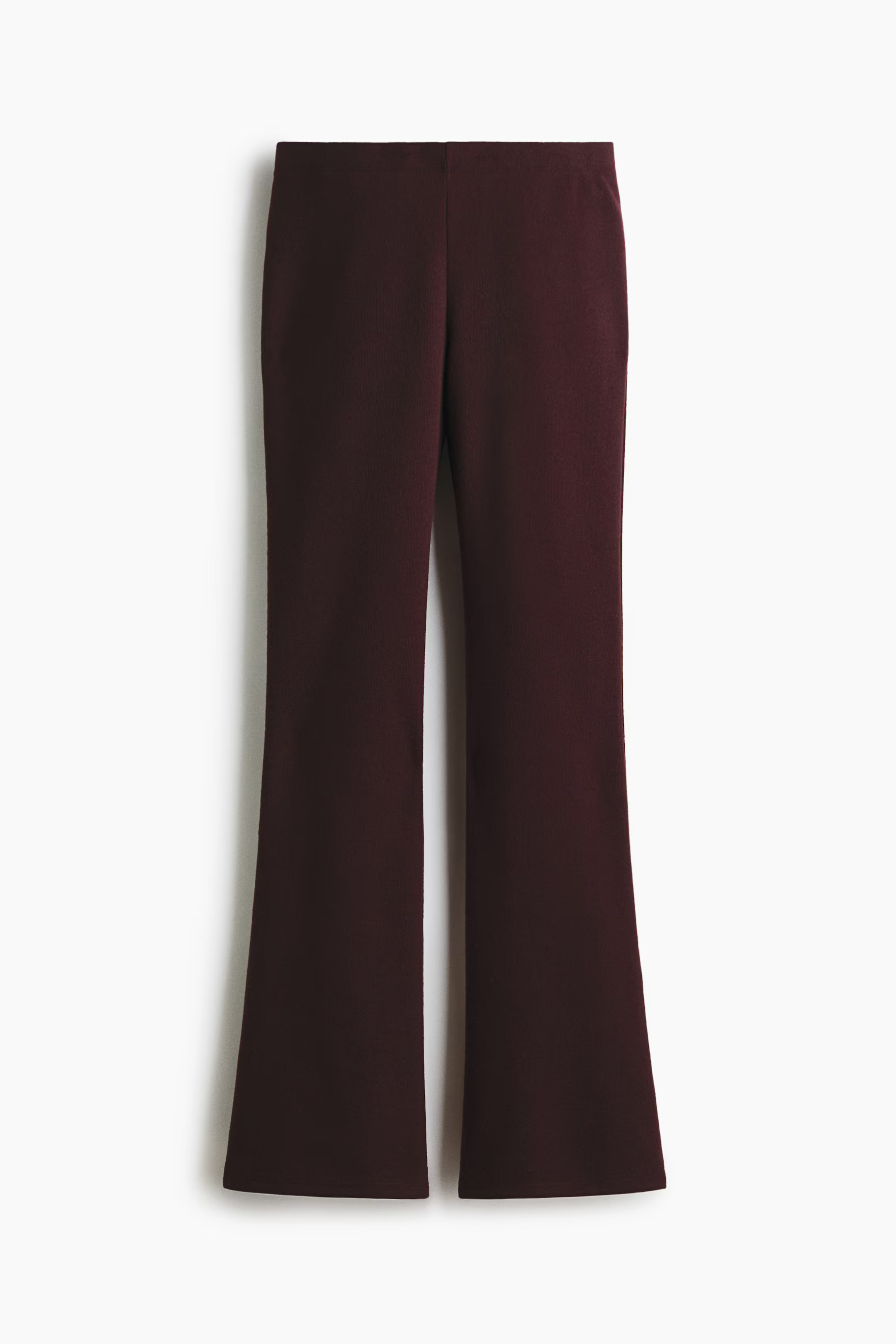 Flared knitted trousers | H&M (UK, MY, IN, SG, PH, TW, HK)