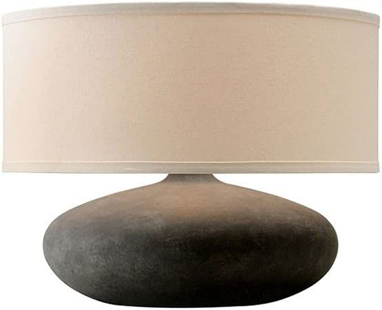 Troy Lighting PTL1007 Zen - One Light Table Lamp, Alabastrino Finish with Off-White Hardback Line... | Amazon (US)