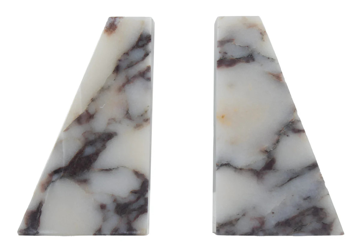 MARBLE BOOKENDS | Calacatta Viola | Alice Lane Home Collection
