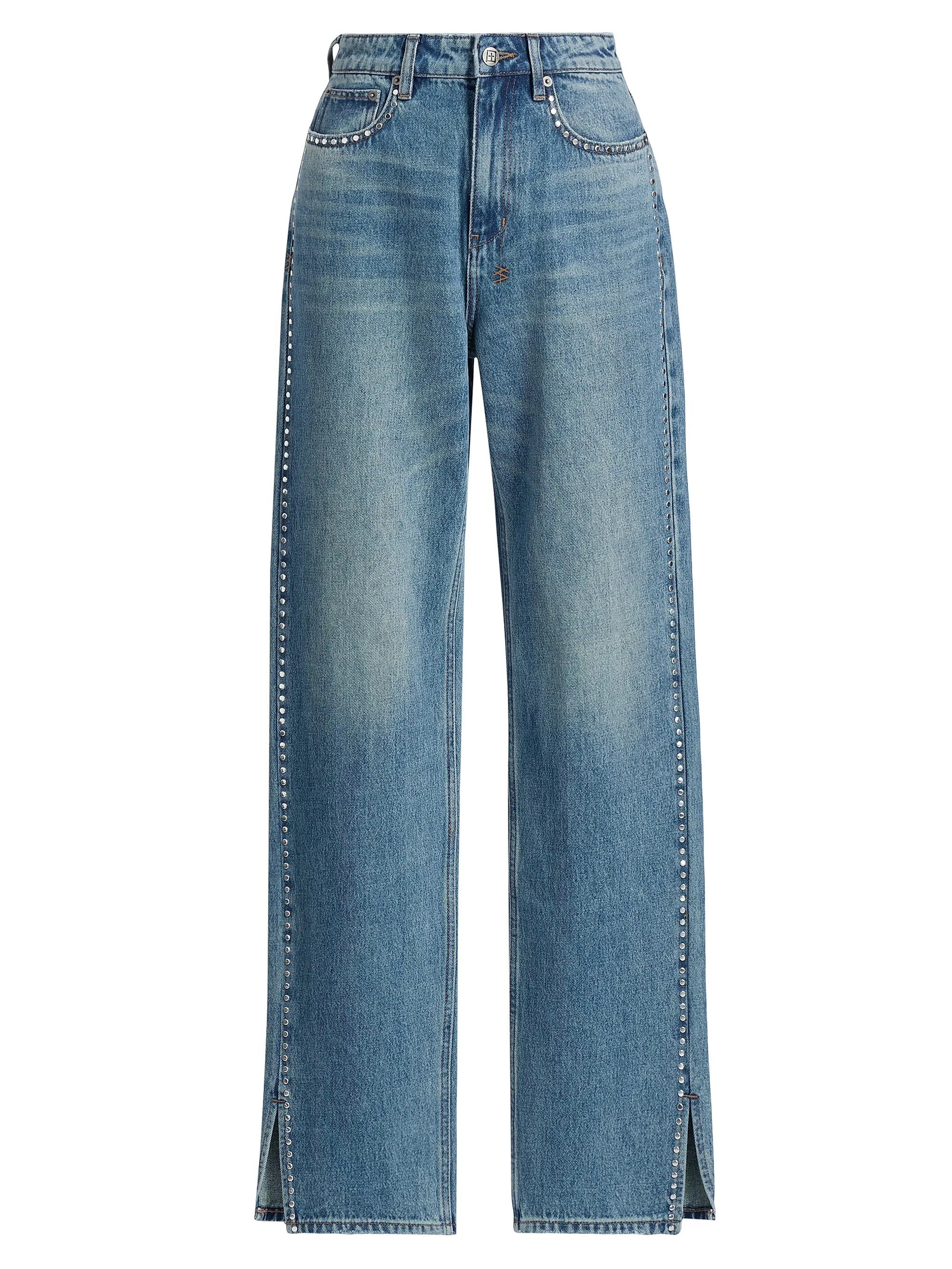 Ksubi Neo-Nostalgia Playback Texas Studded Jeans | Saks Fifth Avenue | Saks Fifth Avenue