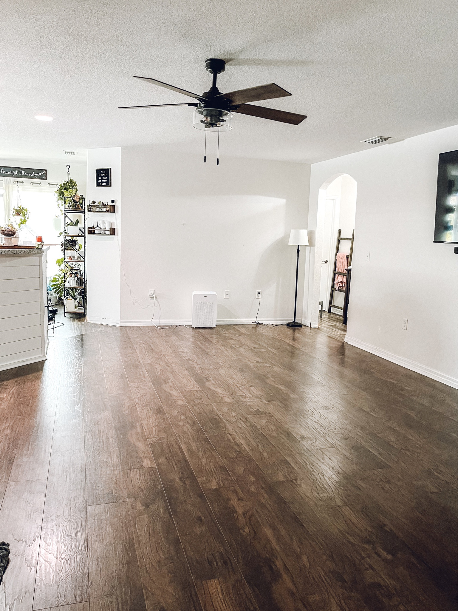 Got new flooring!!!! 
Traffic master 
Mena Creek 

#LTKhome