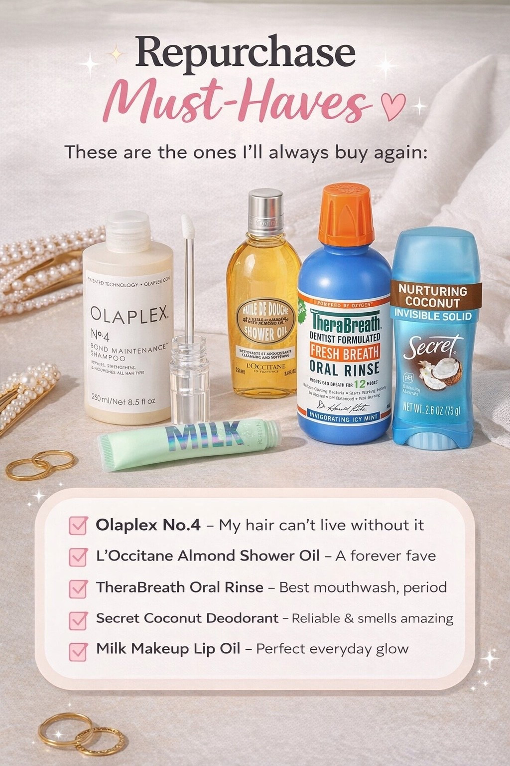 Must have repurchases.

I'm so glad you're here. Please follow for more. 🌹￼

#LTKOver40 #LTKSeasonal #LTKBeauty