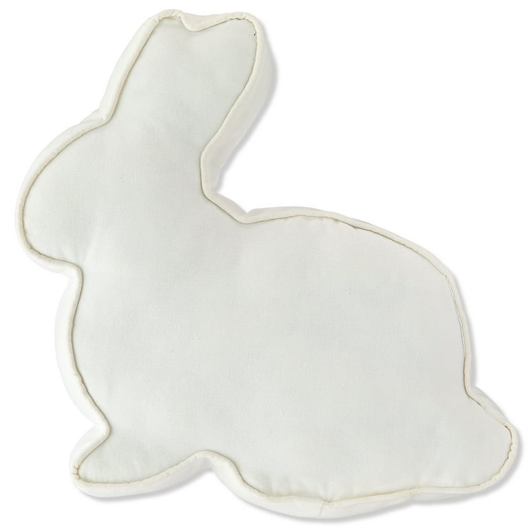 Floral Bunny Decorative Pillow, Multicolor, 14" x 14", Easter by Way To Celebrate | Walmart (US)