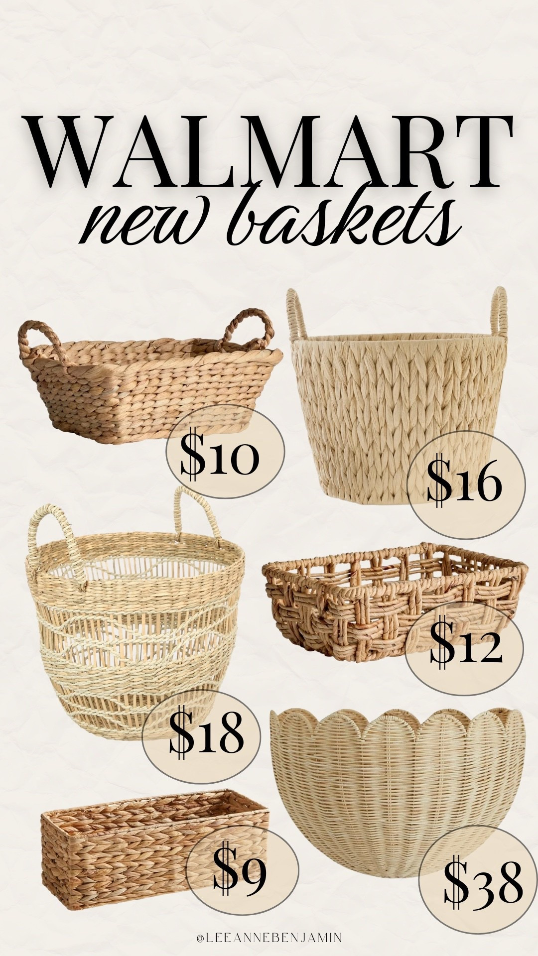 New Walmart baskets! So cute for spring ✨

#LTKSaleAlert #LTKHome #LTKSeasonal