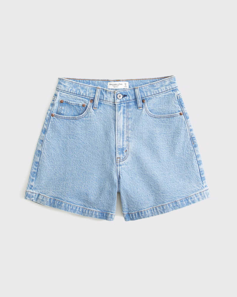 Curve Love High Rise Dad Short | Abercrombie & Fitch (US)