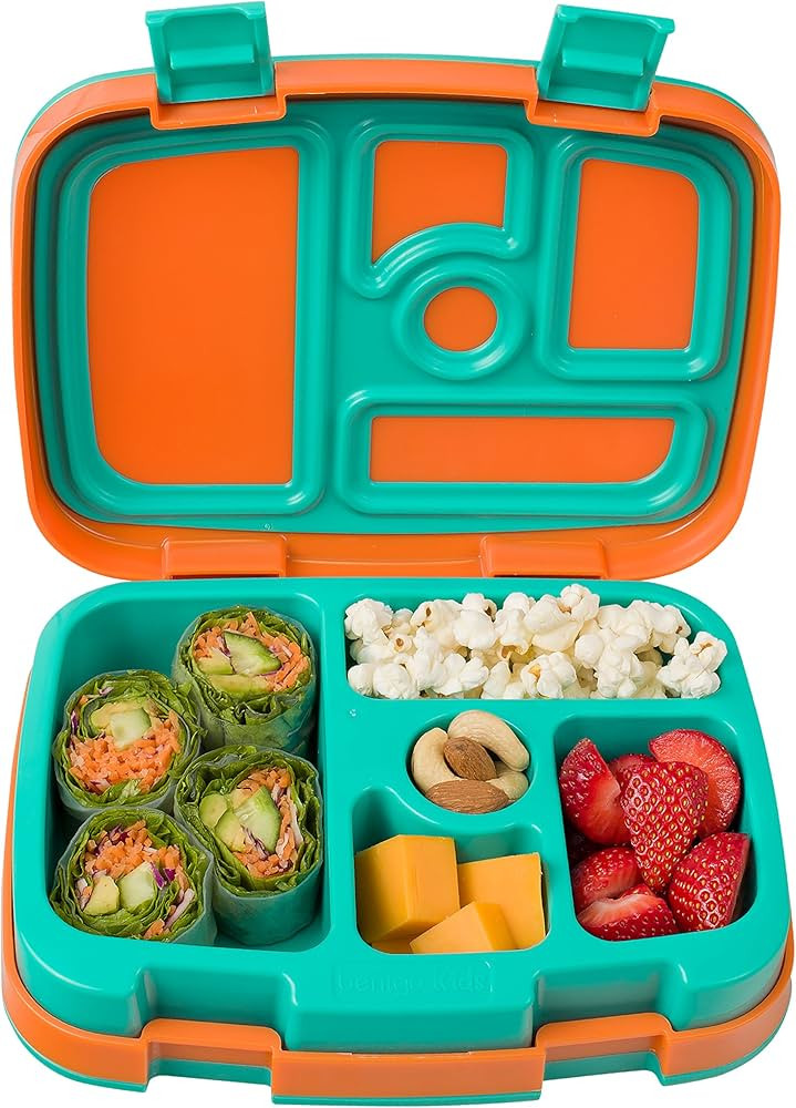 Bentgo® Kids Brights Bento-Style 5-Compartment Lunch Box - Ideal Portion Sizes for Ages 3 to 7 -... | Amazon (US)