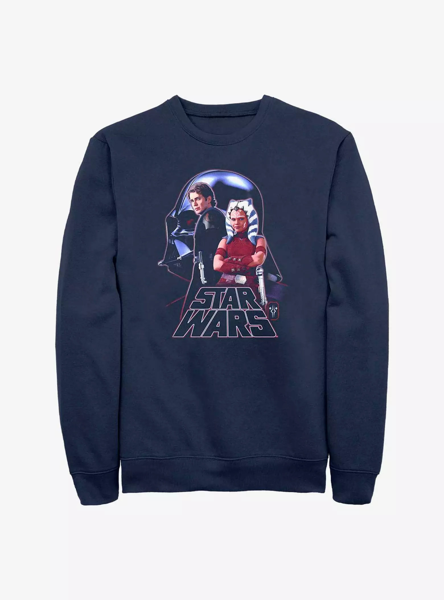 Disney Ahsoka Anakin Skywalker and Young Ahsoka Sweatshirt | BoxLunch