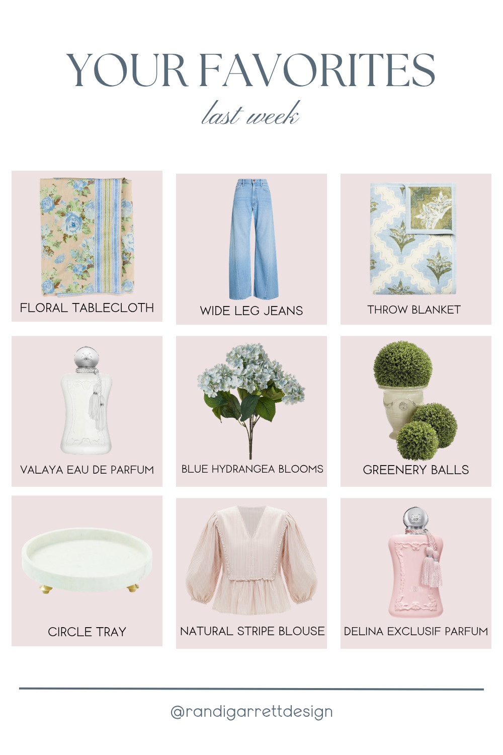 Your favorites of the week 🤍 Home and style finds we’re loving — chic decor, wide-leg staple jeans, relaxed denim, a floral perfume, stunning faux florals, and more. 

#LTKootd #LTKHome #LTKSeasonal