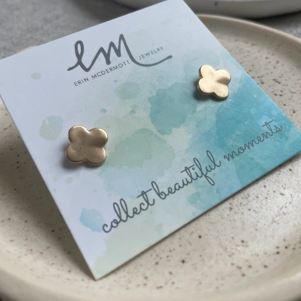 Gold Clovers | Erin McDermott Jewelry