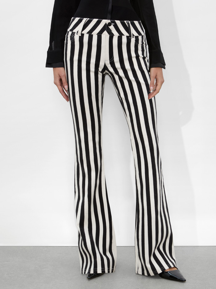 STACEY LOW RISE BELL JEAN | Alice + Olivia