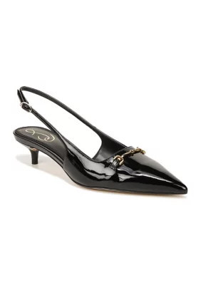 Sam Edelman Women's Fitzgerald Kitten Heels, Black, 6M | Belk
