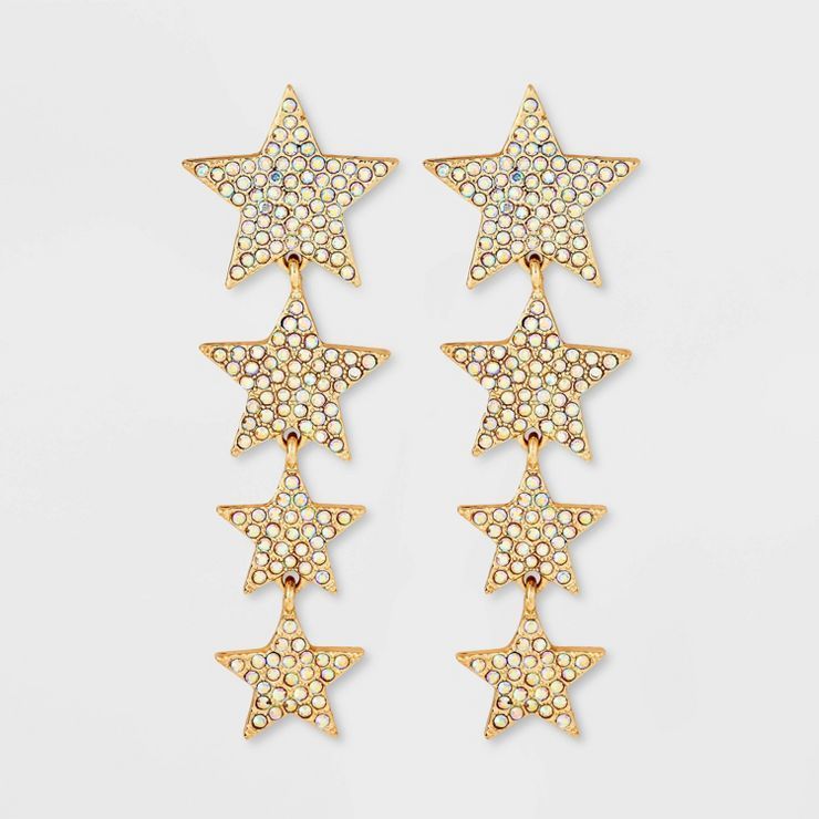 SUGARFIX by BaubleBar &#39;Shooting Star&#39; Statement Earrings - Gold | Target