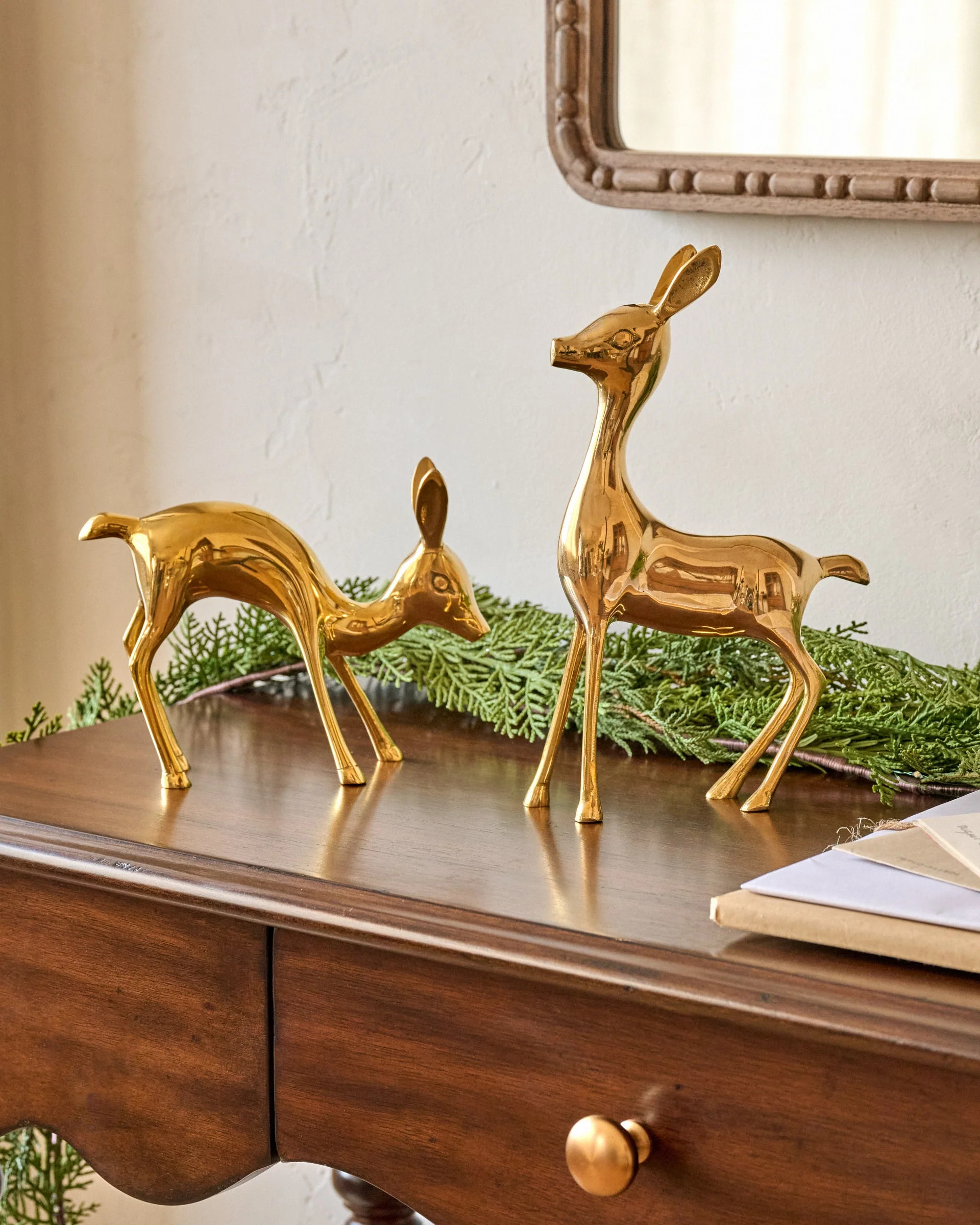 Decorative Brass Deer | Magnolia
