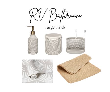 Update your bathroom at home or in the RV with this peel and stick wallpaper and bathroom accessories! This placemat is the perfect size for your RV bathroom floor! Or grab the full size bath mat for your home!

#LTKhome #LTKSeasonal #LTKGiftGuide