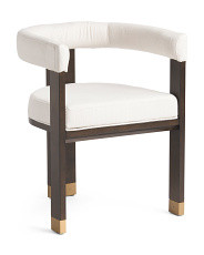 Dexter Bolter Upholstered Curved Back Dining Chair | TJ Maxx