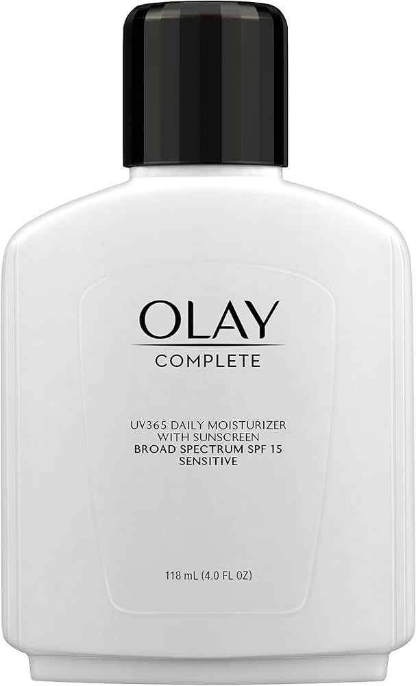 Olay Face Moisturizer, Complete All Day Moisturizer With Sunscreen Broad Spectrum SPF 15 - Sensit... | Amazon (US)