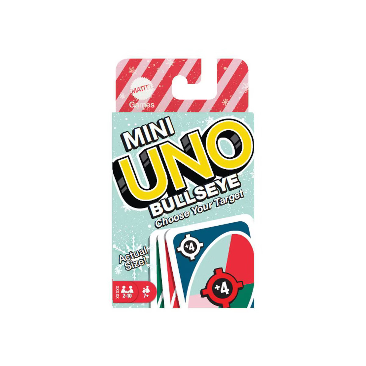 UNO Mini Bullseye Card Game with Smaller Cards & Special Rule for Kids & Family Nights, Travel & ... | Target
