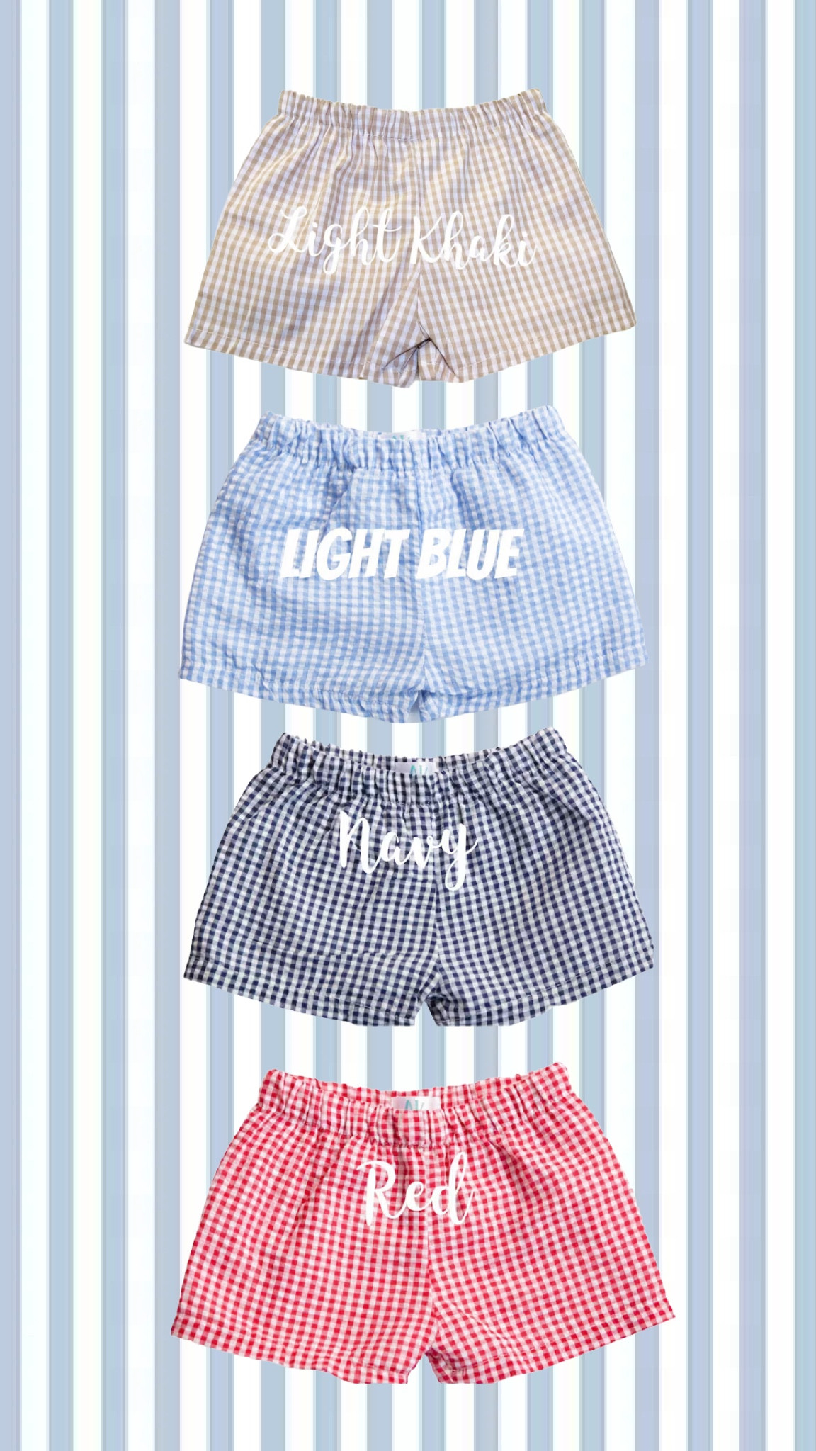 $13.50 shortie shorts from a small business! #boys #boysshorts #backtoschool #ginghamshorts 

#LTKBacktoSchool #LTKkids