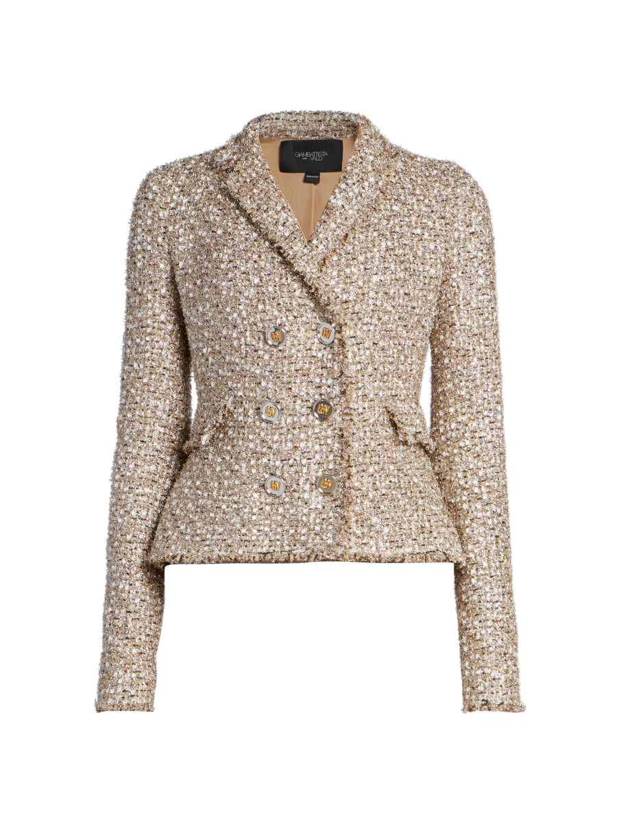 Bouclé Tailored Blazer | Saks Fifth Avenue