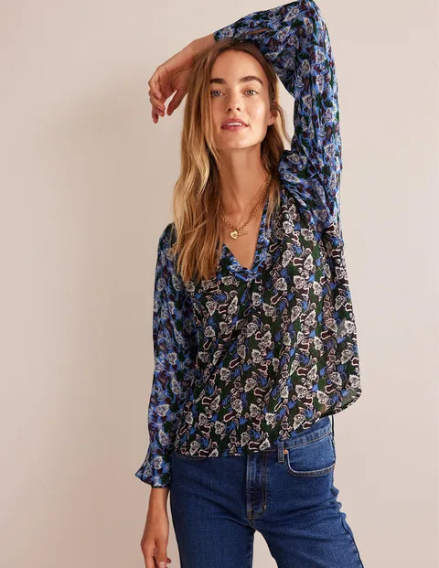 Pretty V-Neck Blouse | Boden (US)