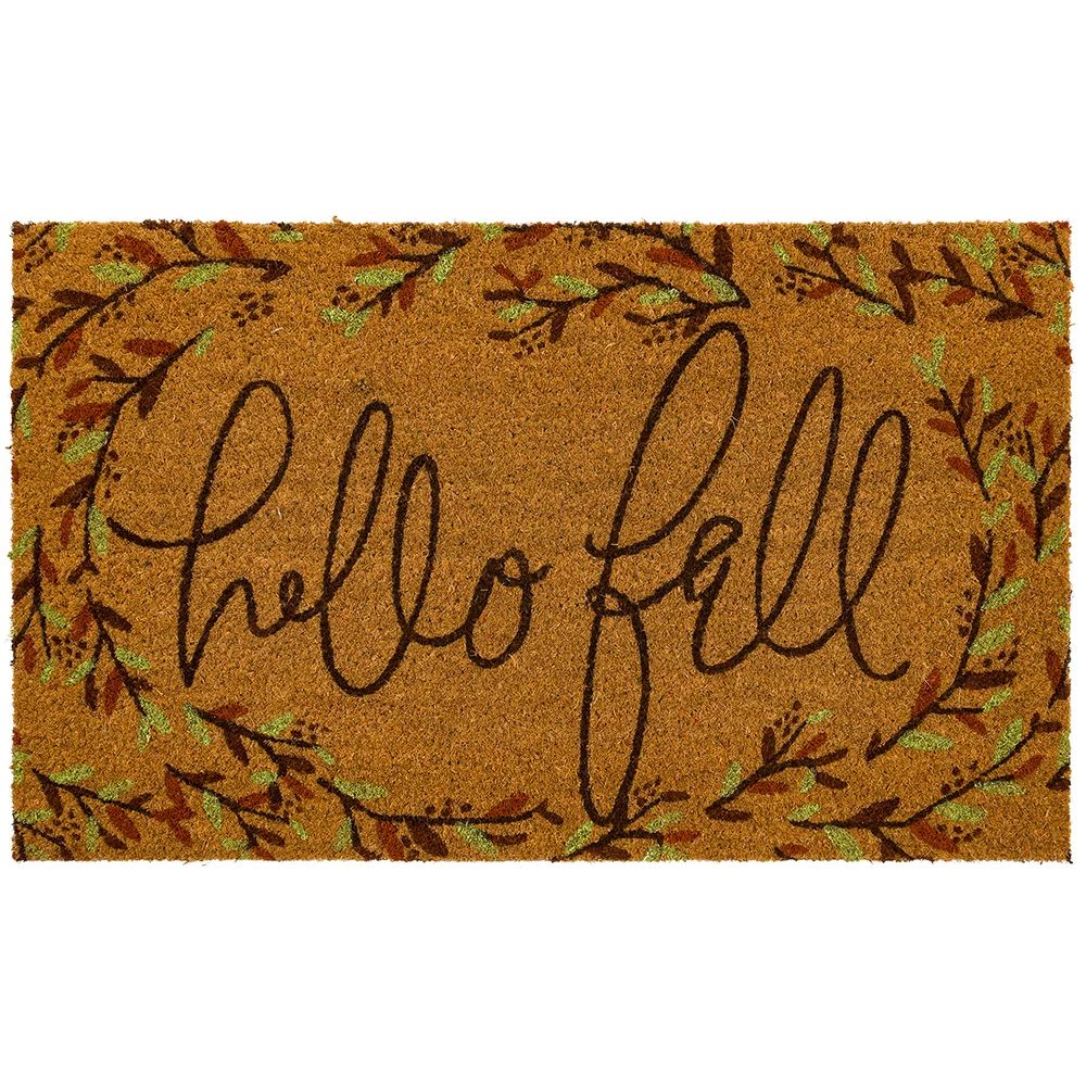 Mainstays Hello Fall Coir Doormat 18"x30" | Walmart (US)